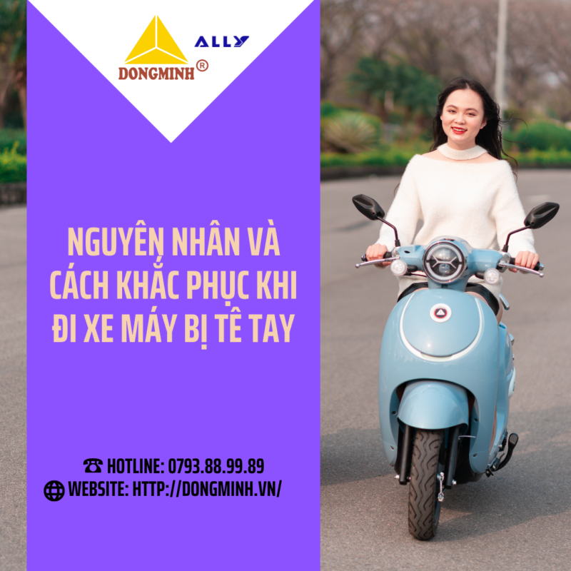 Nguyên nhân và cách khắc phục khi đi xe máy bị tê tay