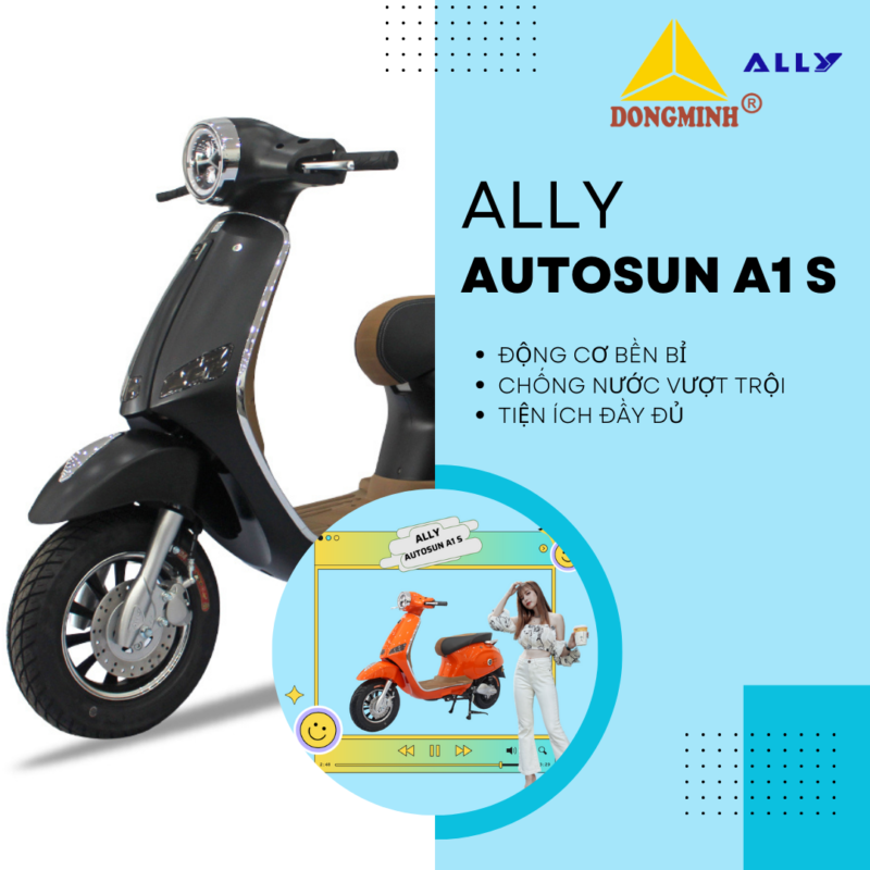 ALLY AUTOSUN A1 S mẫu xe bán tốt nhất đầu năm học mới
