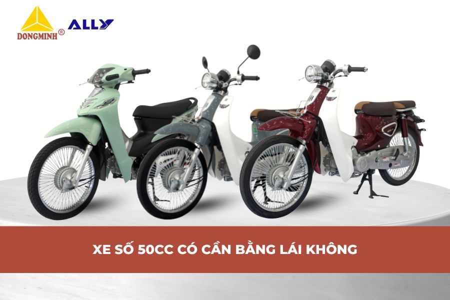 Xe Số 50cc Có Cần Bằng Lái Không