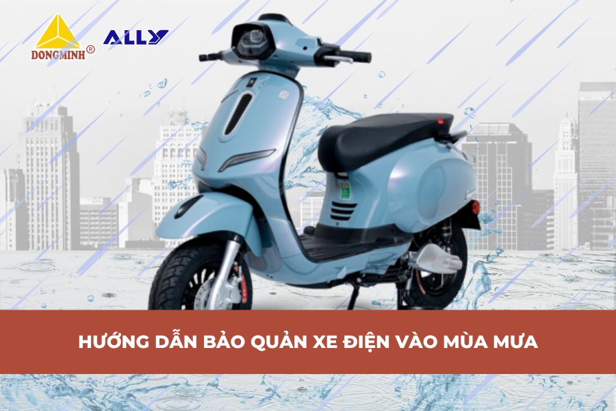 Hướng Dẫn Bảo Quản Xe Điện Vào Mùa Mưa