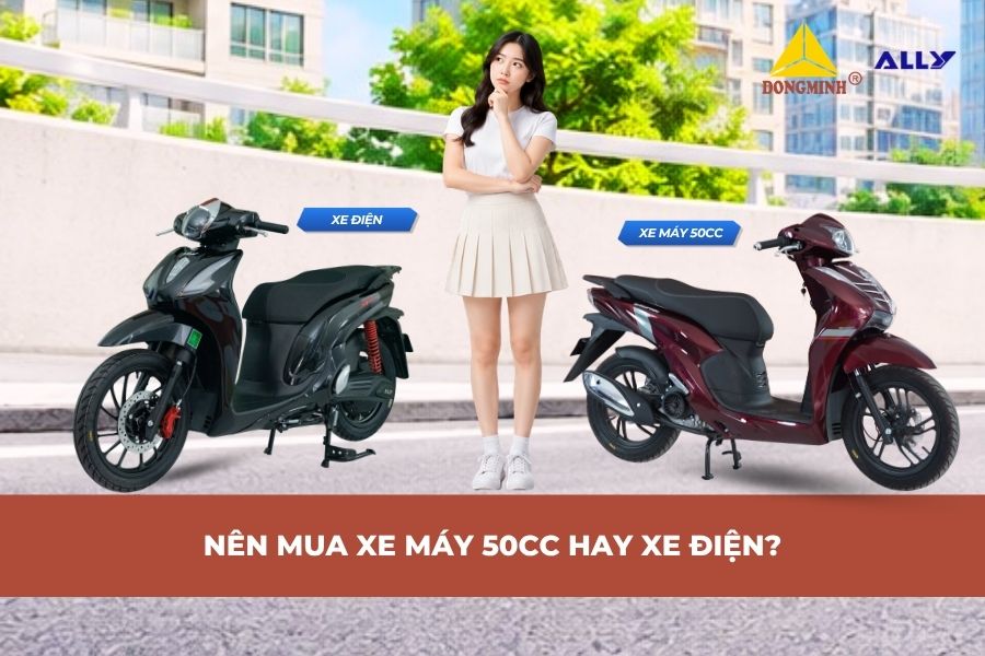 Nên Mua Xe Máy 50cc Hay Xe Điện?