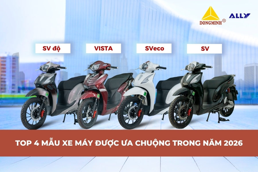 Top 4 Mẫu Xe Máy Được Ưa Chuộng Trong Năm 2026